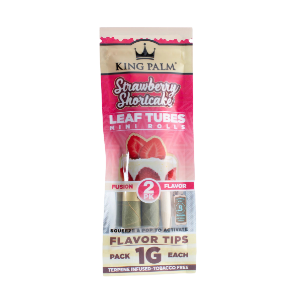 King Palm Flavor 2pk Rolls / Mini / Strawberry Shortcake